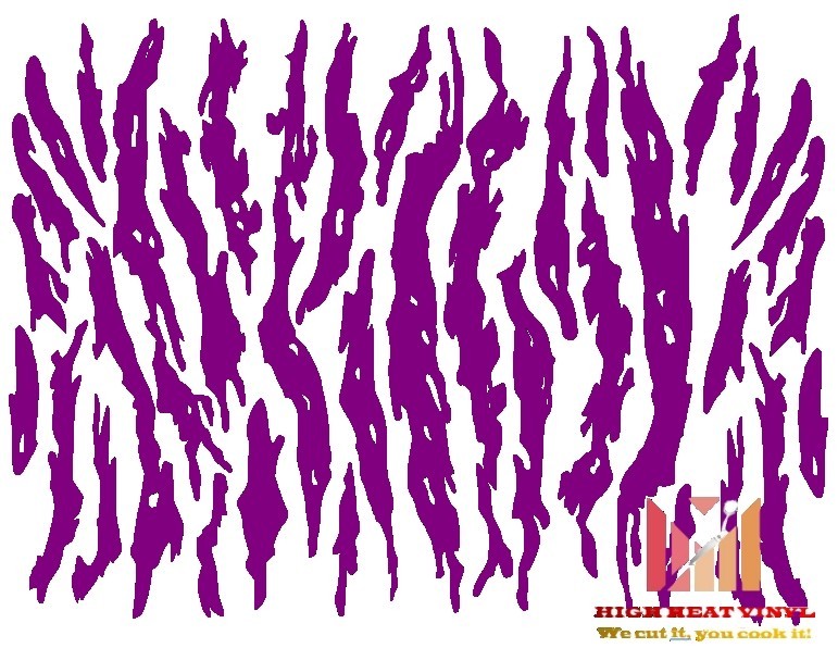 Standard Vinyl Stencil/Vinyl Decal 10" x 12" -Vietnam Tiger stripe style