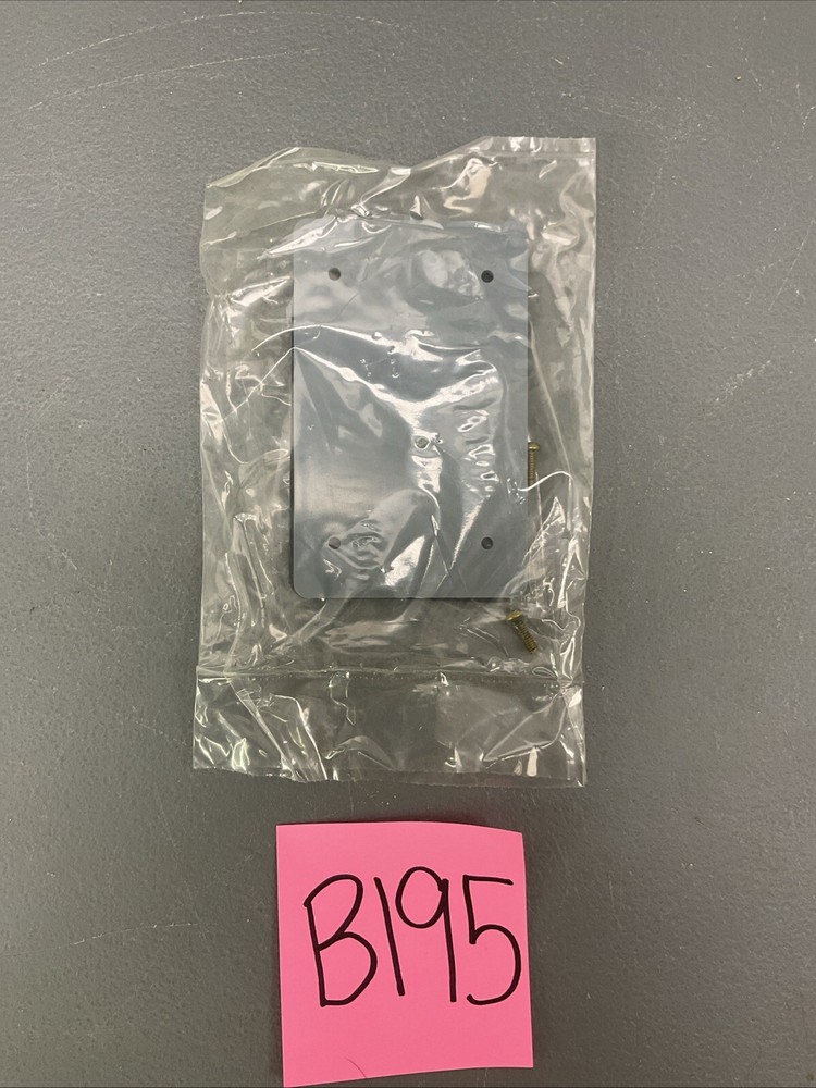 Carlon Blank Cover Plate, Gray - ECS