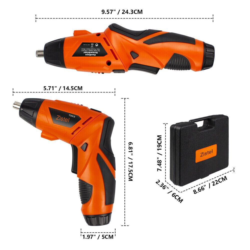 Electric Cordless Rechargeable Screwdriver Mini Power Screw Driver Tool Bits A++
