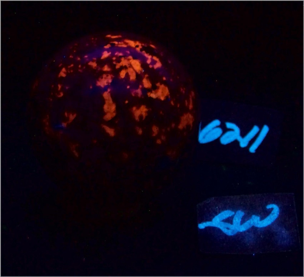 Fluorescent Yooperlite 60mm Sphere for UV Collection 6211
