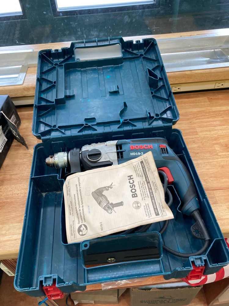 Bosch Hammer Drill HD21-2 Case USED1111CHECK PICS!!!!!