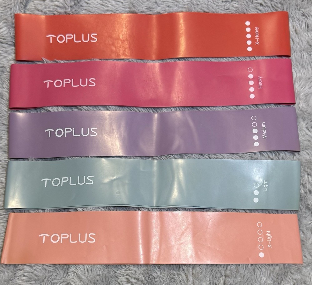 TOPLUS Resistance Bands Set.  Open Box.  Unused.