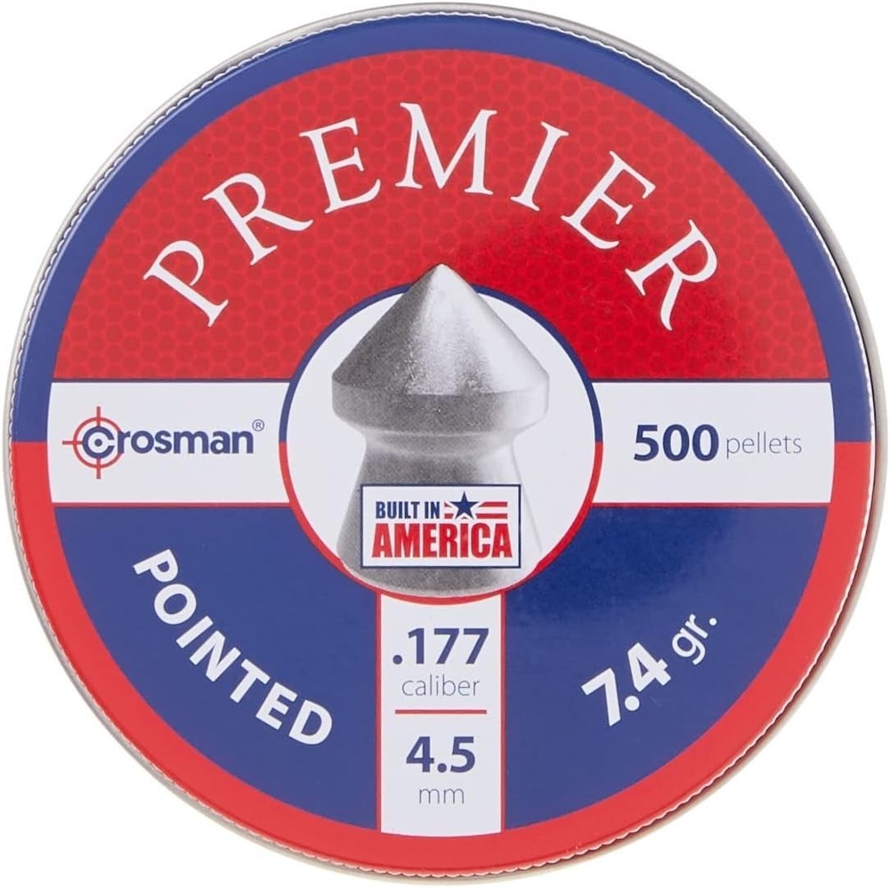 Crosman 7-P577 Pointed .177 Caliber Pellets 500-Count