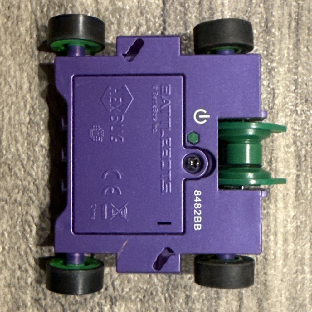 HEXBUG BattleBots Robot Purple Used Turns On