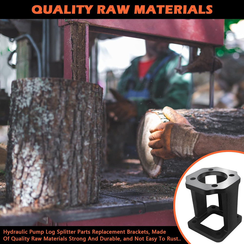 Log Splitter Replacement Brackets, Hydraulic Pump Mount for 5-7 Hp Engines. Comp