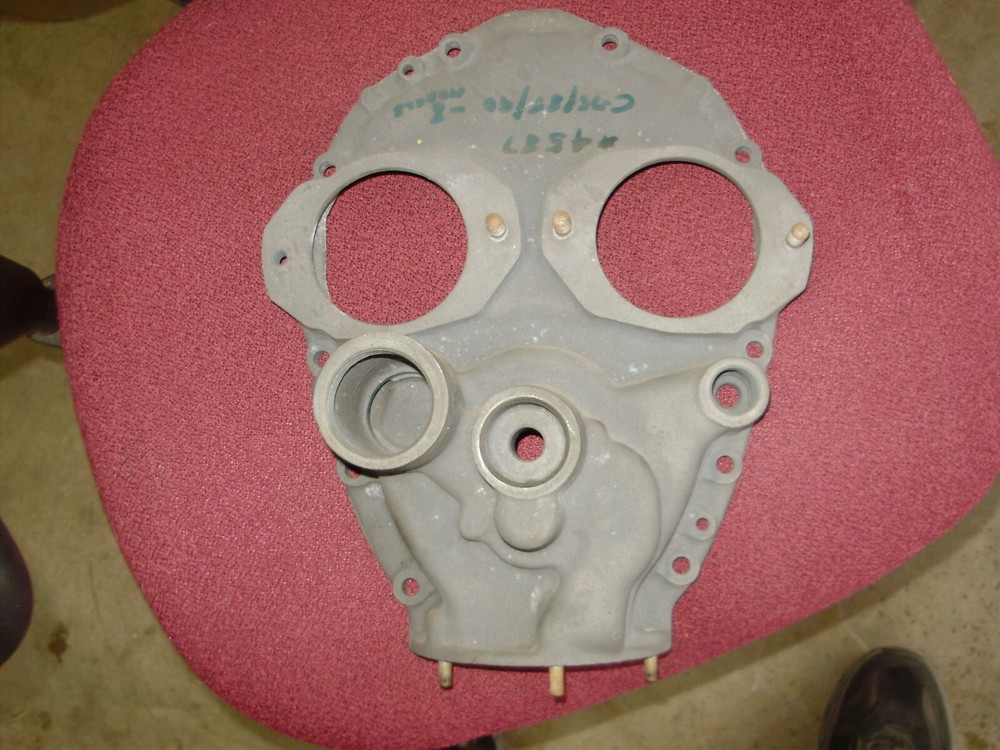CONTINENTAL USED A-65 REAR ENGINE ACCESSORY CASE COVER MAGNESIUM  6717