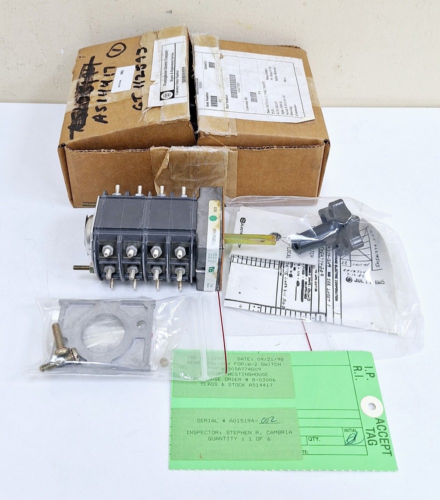 Westinghouse 505A774G09 Rotary Cam Switch