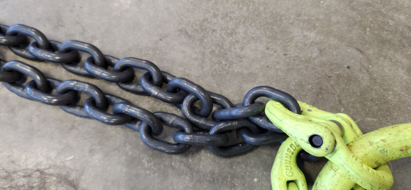 Gunnebo TOL 4'-6" 3-Leg Branch 9/32" 3250Lb Basket Lifting Sling.