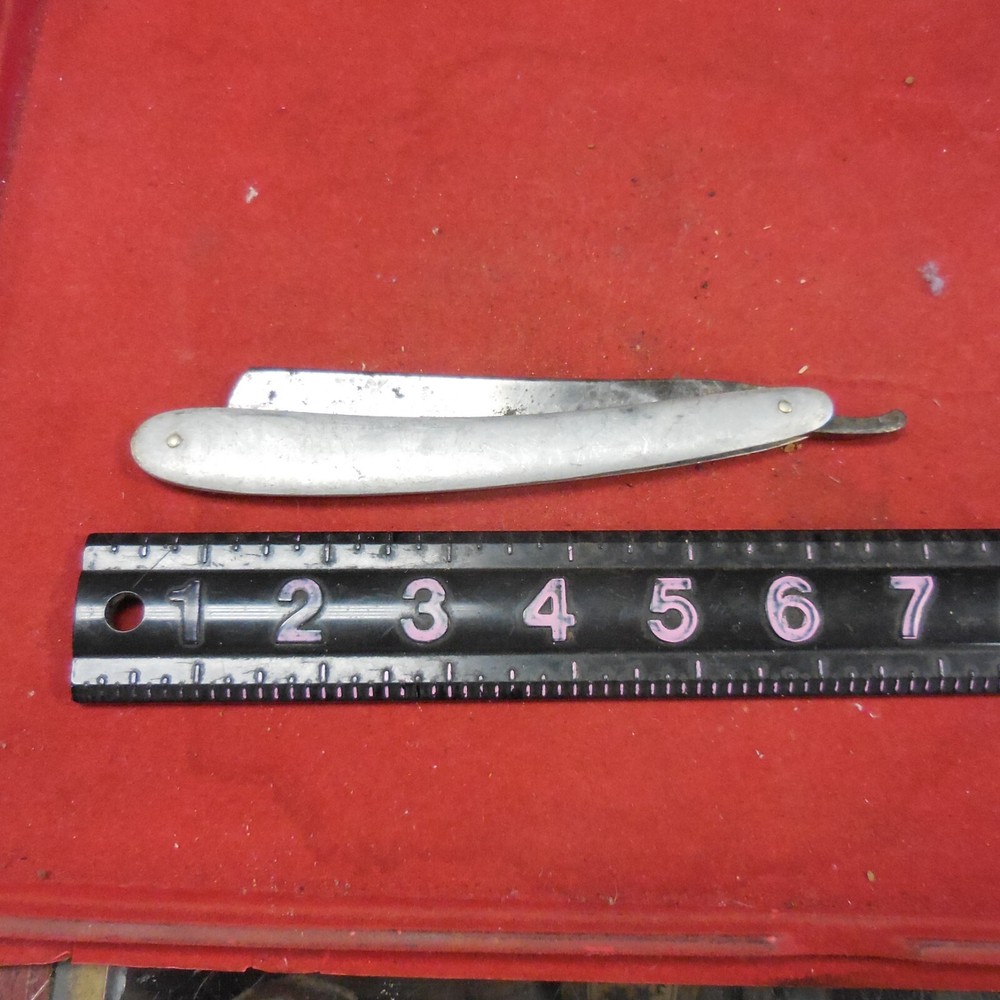 MICROSCOPIC SECTION CUTTER / STRAIGHT RAZOR TYPE - LENTZ GERMANY - Original