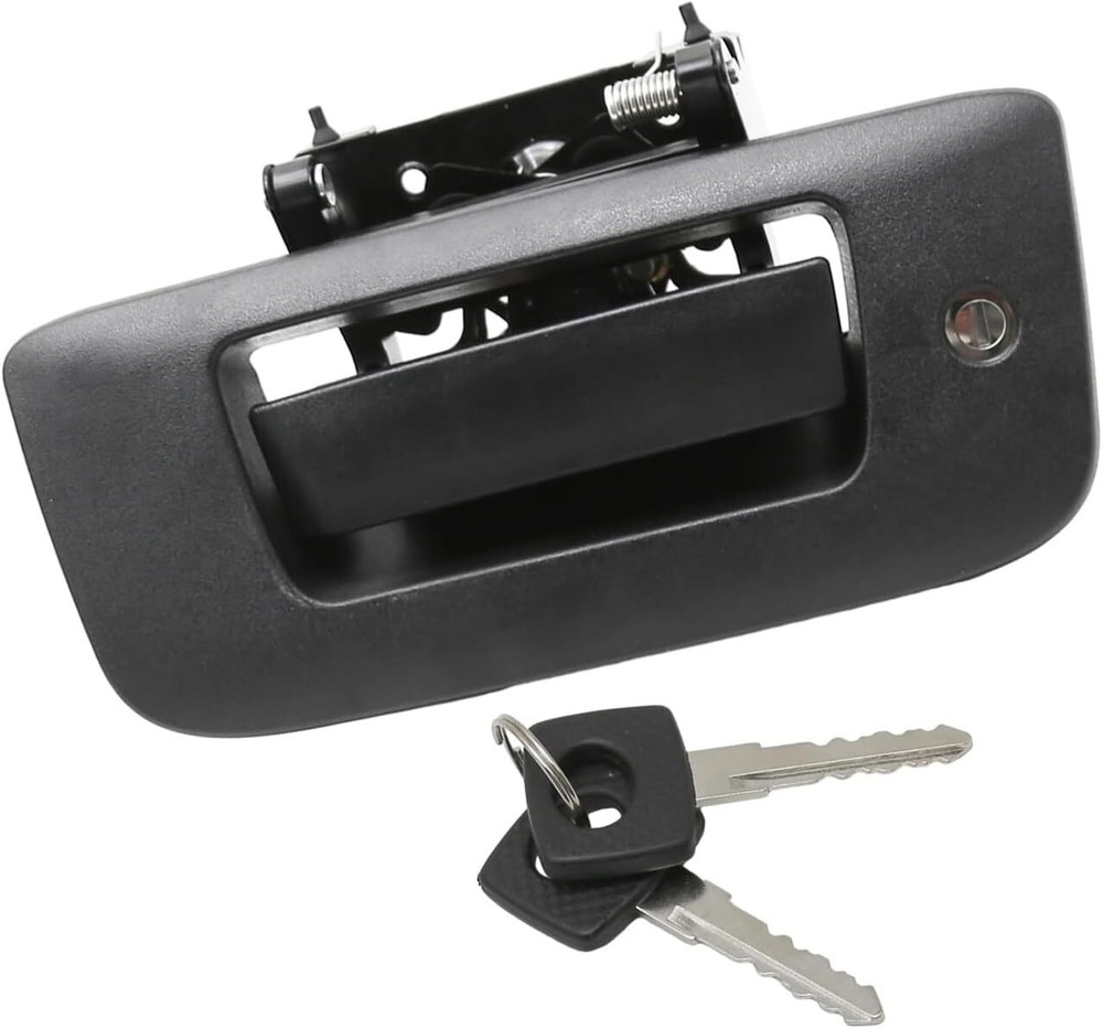 Tailgate Handle Kit, Tail Gate Bezel Lock For 07-14 Chevy Silverado GMC Sierra