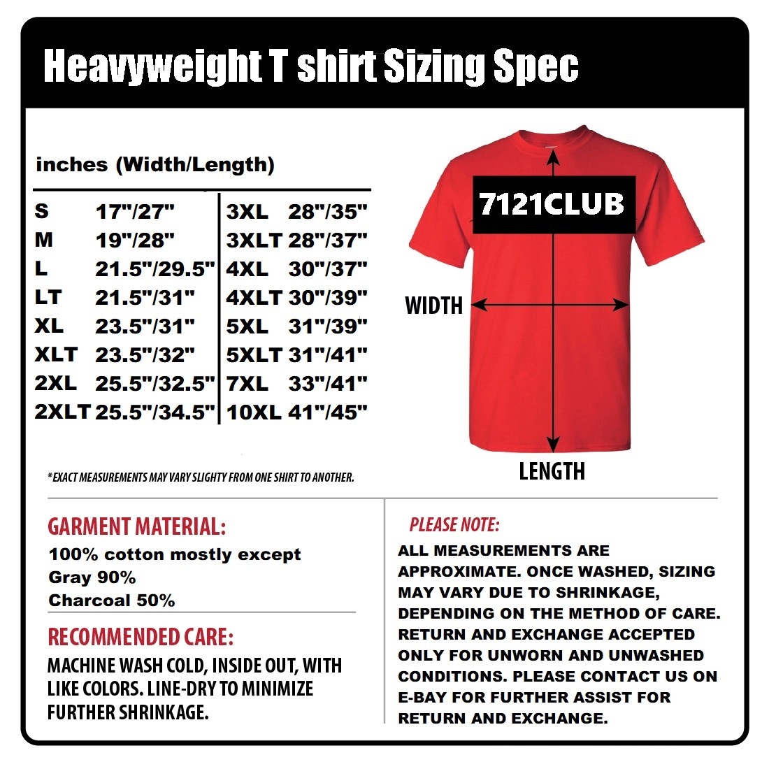 PRO CLUB HEAVYWEIGHT T SHIRTS PROCLUB MENS PLAIN SHORT SLEEVE BIG AND TALL M-7XL