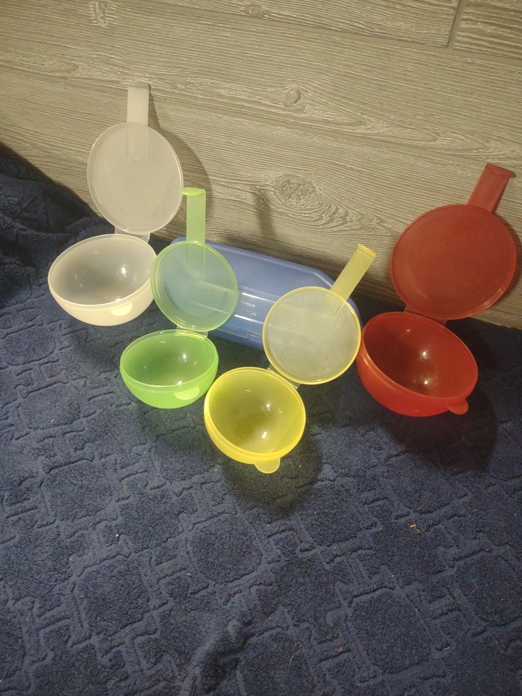 Tupperware 5 Piece Multicolor Fridge Set