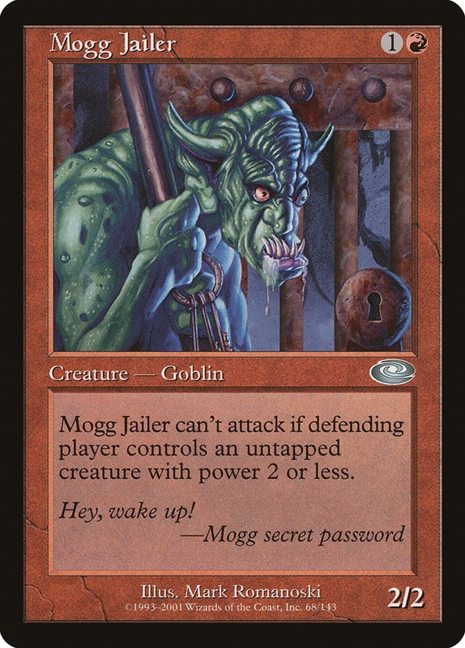 Mogg Jailer Planeshift 68 MTG MP