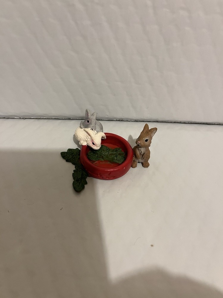 Schleich Bunnies Retired Farm life Easter Gift Pre Owned