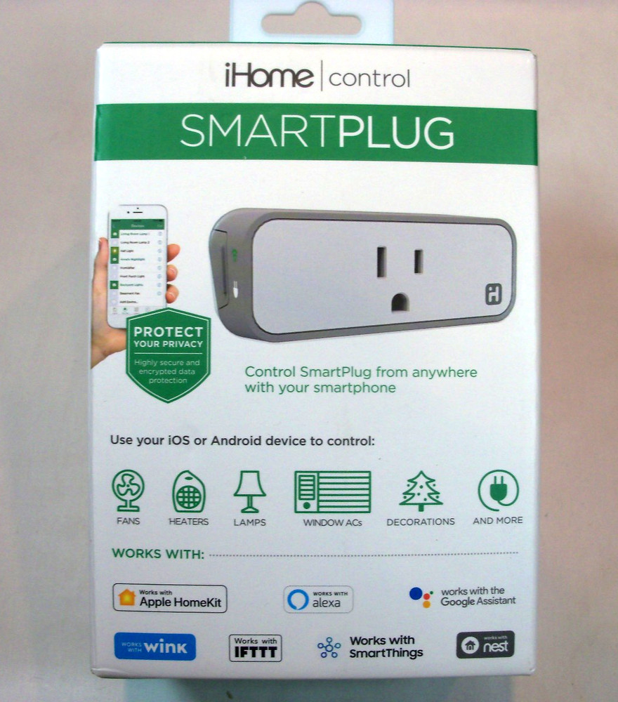 iHome ISP6 Wifi Smartplug Home Bedroom String Light IOS