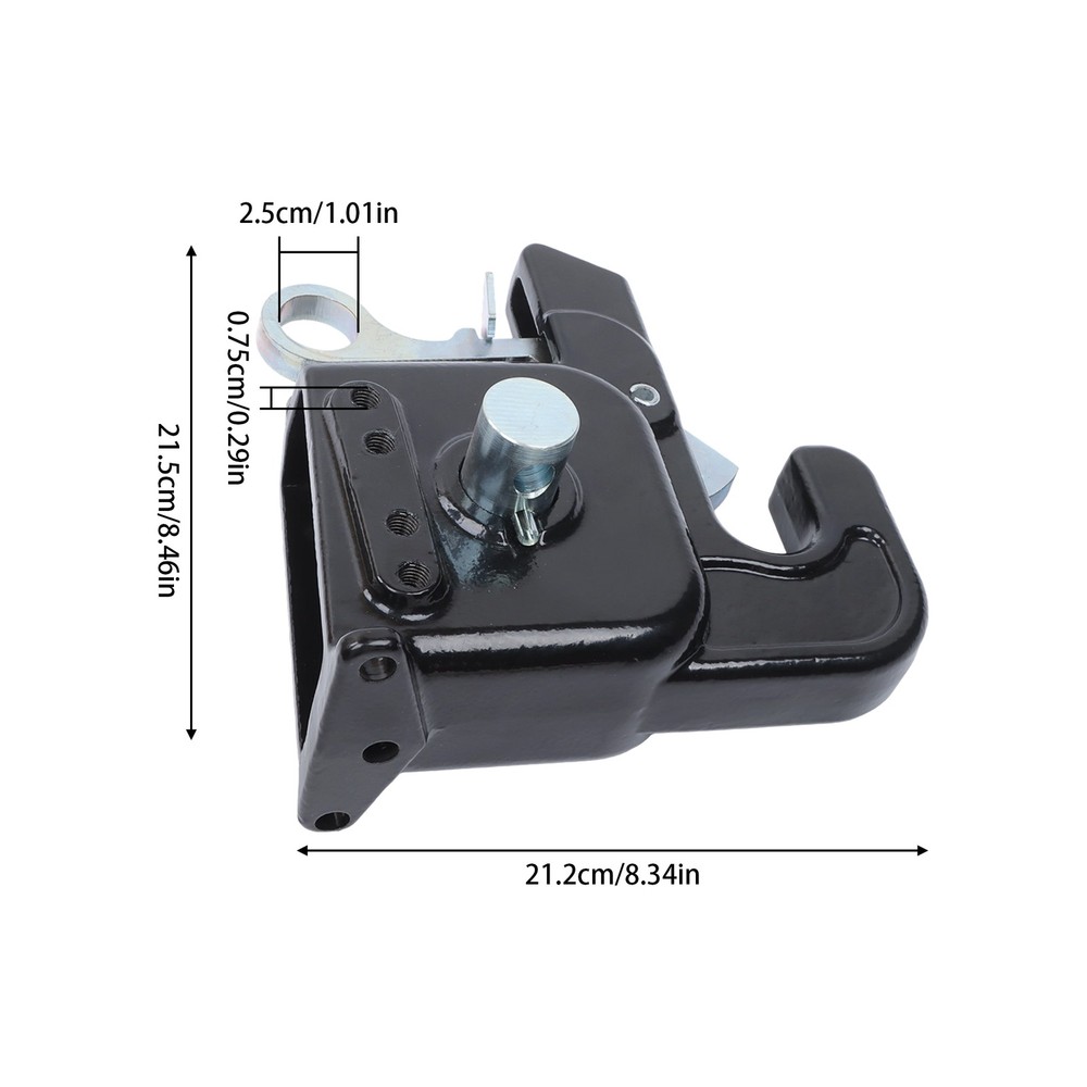 Tractors/Implement Black Easy Change Quick Hitch w/Stabilizer Bar for Category 1