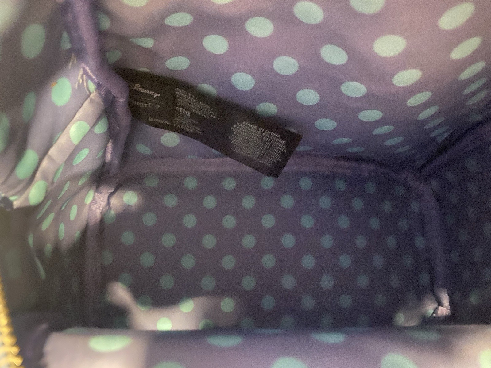 NWOT Loungefly Disney Minnie Mouse Purple Sequin Celebration Mini Backpack