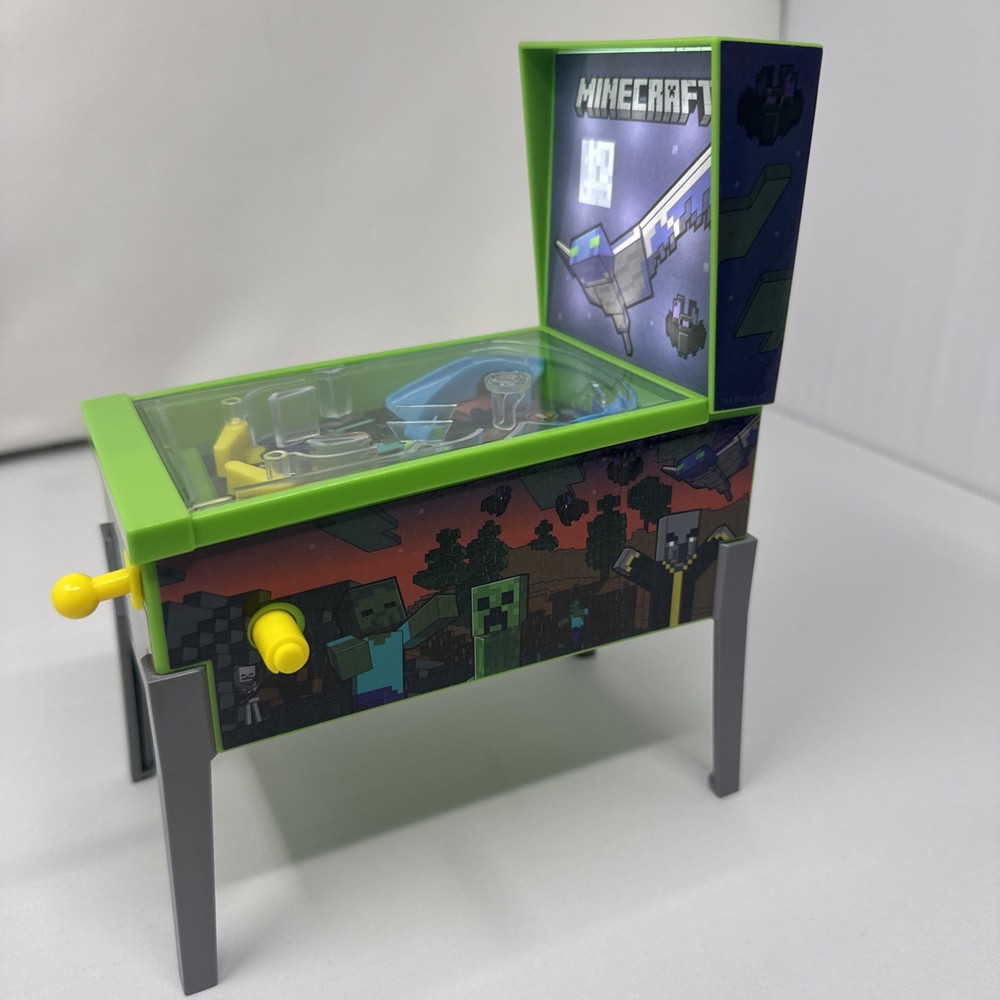 Minecraft Mini Pinball Machine Tested Works