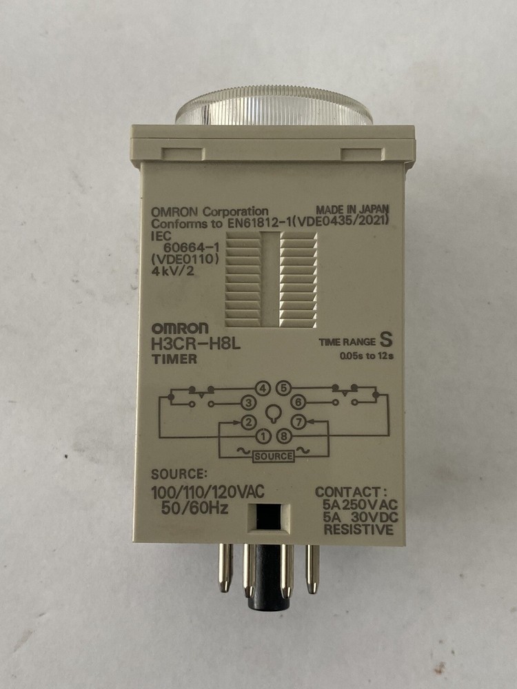 OMRON H3CR-H8L TIME RANGE TIMER, NIB