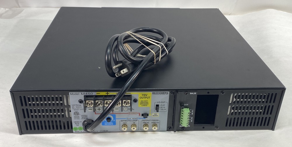 Bogen M-Class M450 - amplifier