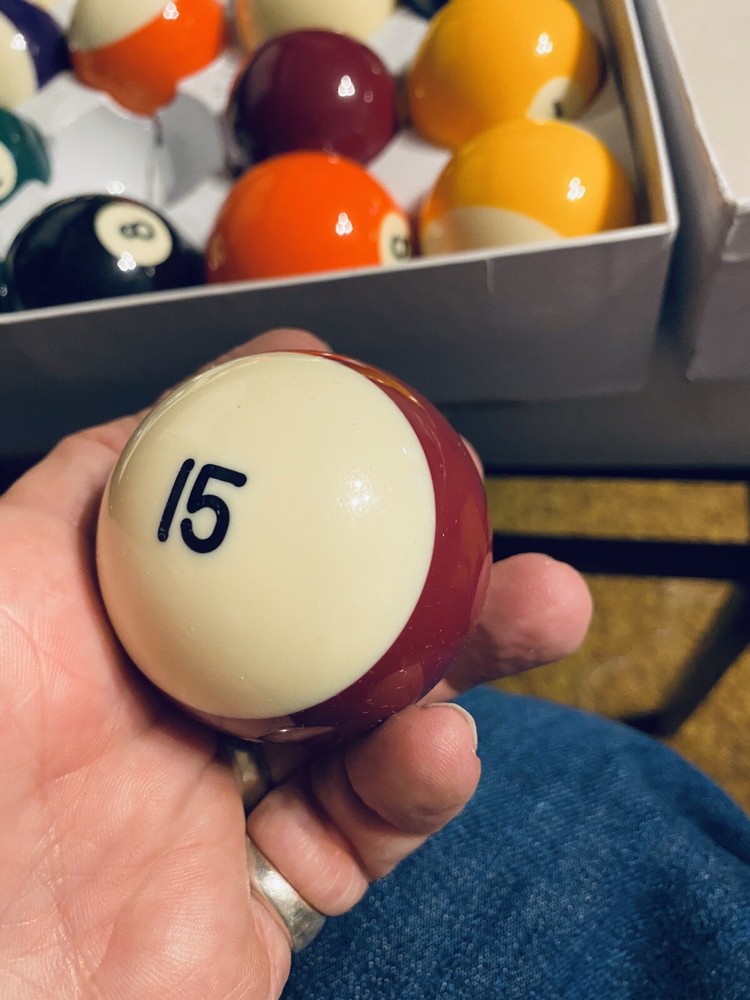 Aramith Premier Pool Number 15.  ———Ball 2 1/4"