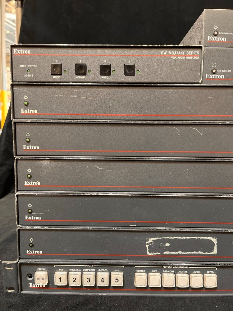 Extron Rack Mount VGA Video Processor/ amplifier/ PS/ Switcher (See Description)