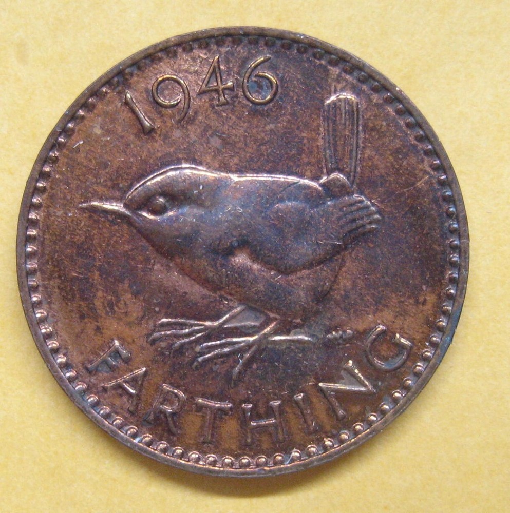 1946 Great Britain Farthing Take a Look