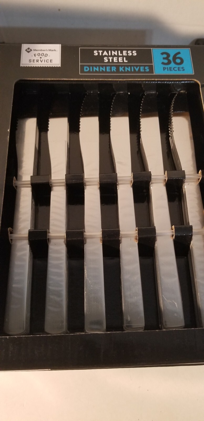 WINDSOR STAINLESS DINNER KNIVES 36 EACH FOOD SERVICE QUALITY *FACTORY SEALED*