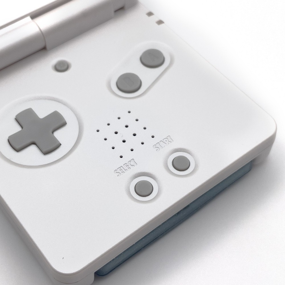 Nintendo Game Boy Advance SP White Silver IPS V5 USB-C Charging Console