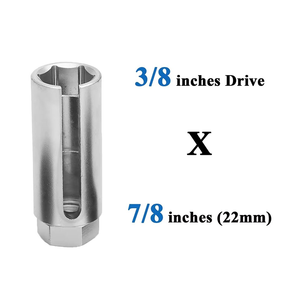 5Pcs Oxygen Sensor Socket Vacuum Wrench O2 M12 M18 Tool Renew Thread Chaser Set