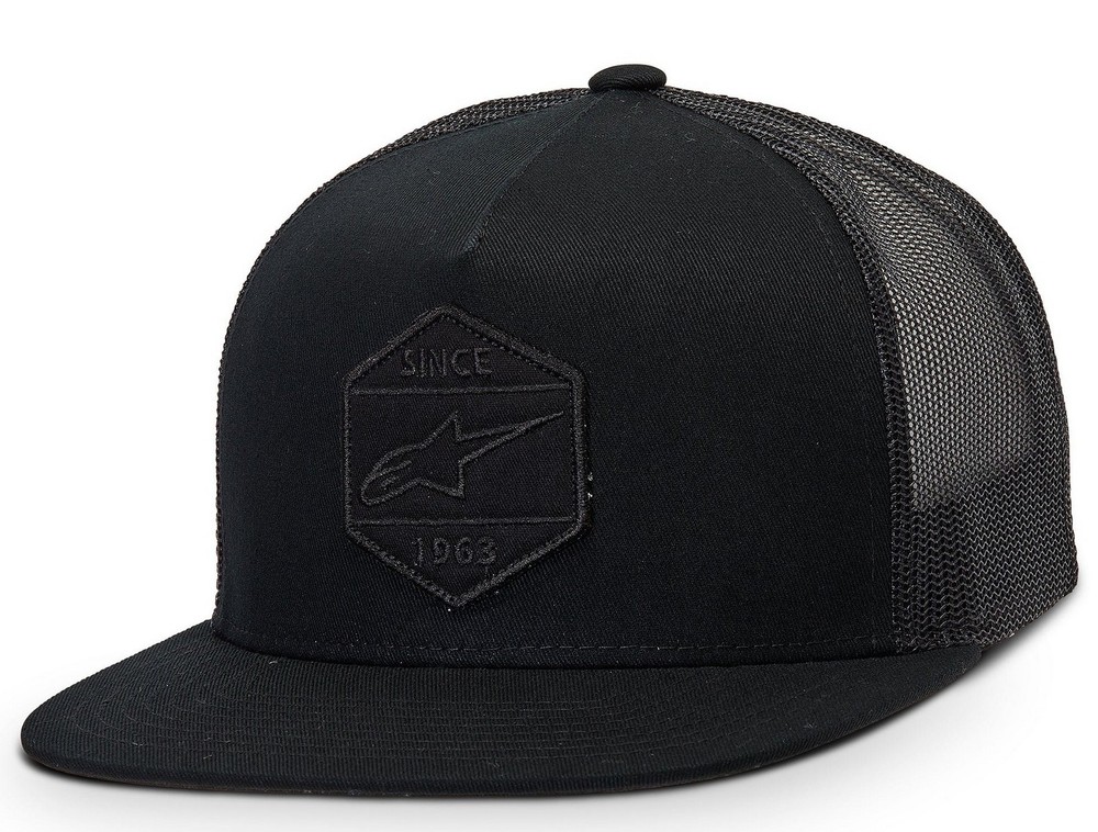 Alpinestars Bolt Snapback Trucker Hat Black/Black