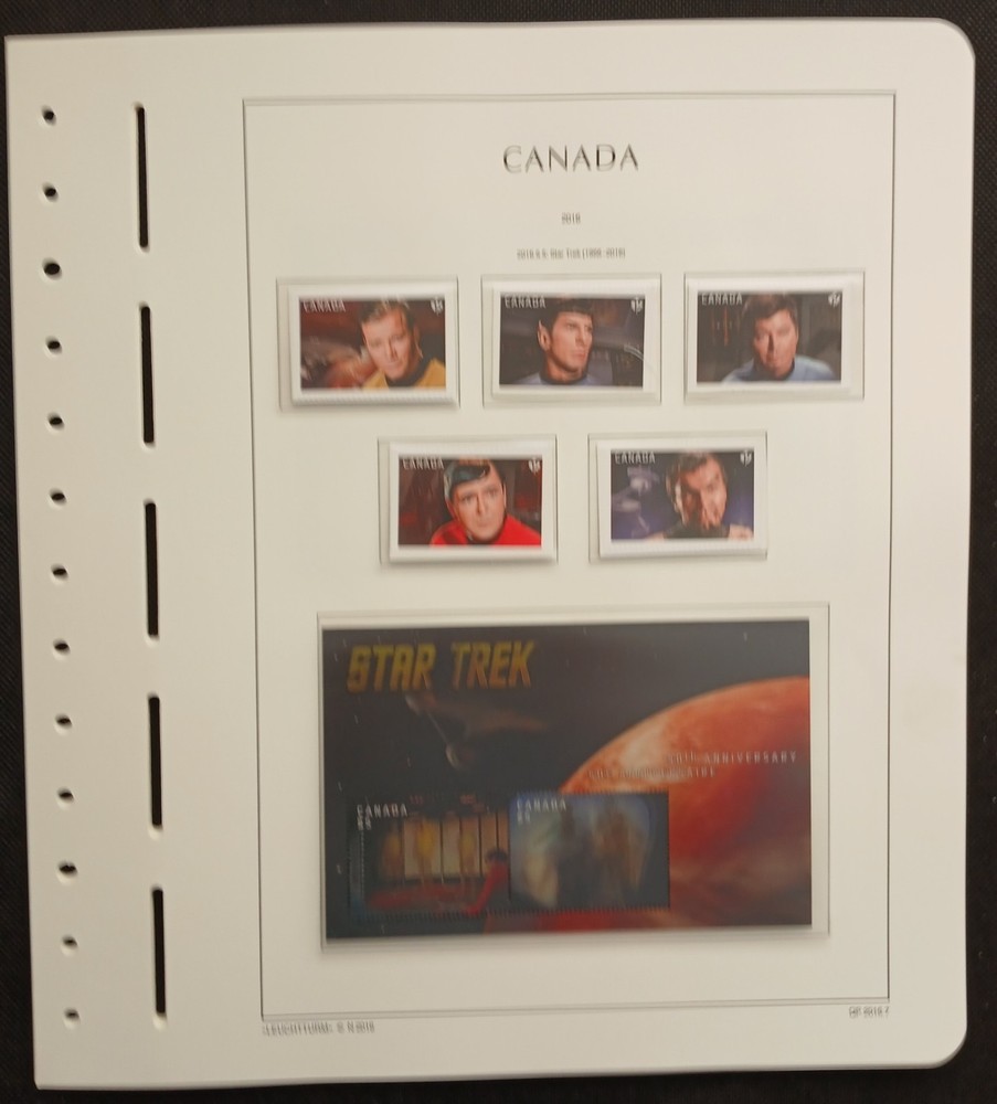 2016 Canada Year Set On Lighthouse/Leuchtturm Hingless Pages
