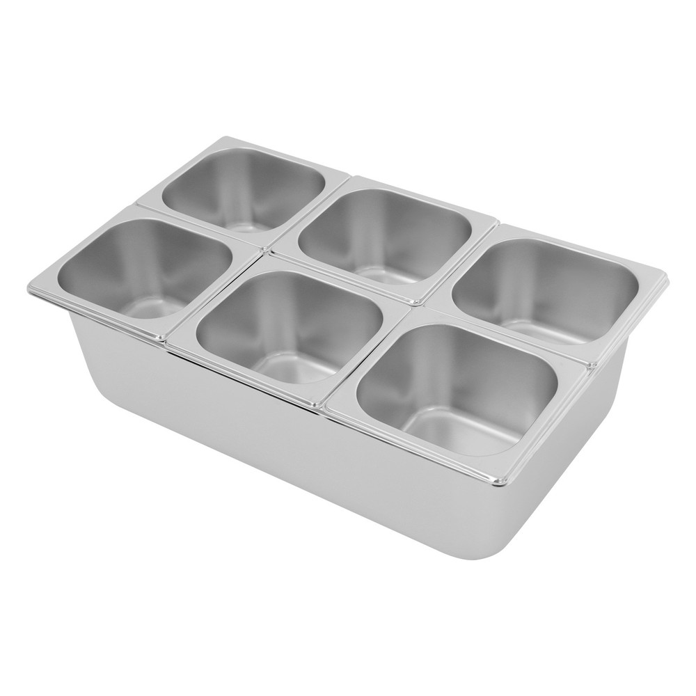 Fruit Pan Set 6 Small Pans Fruit Container With Lids And Water-filtering Gaskets