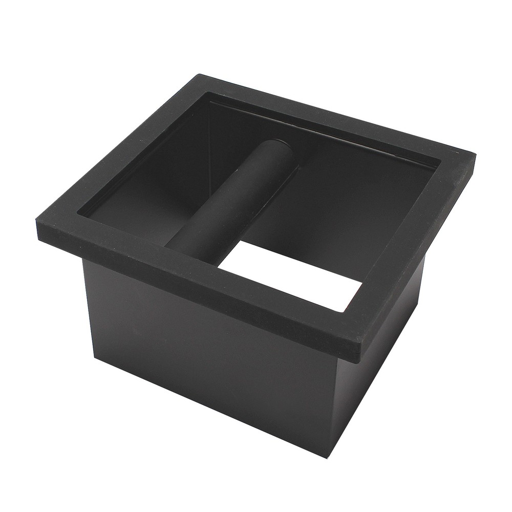 Espresso Coffee Ground Knock Box Chute Bottomless Knocking Residue Box Rectangle