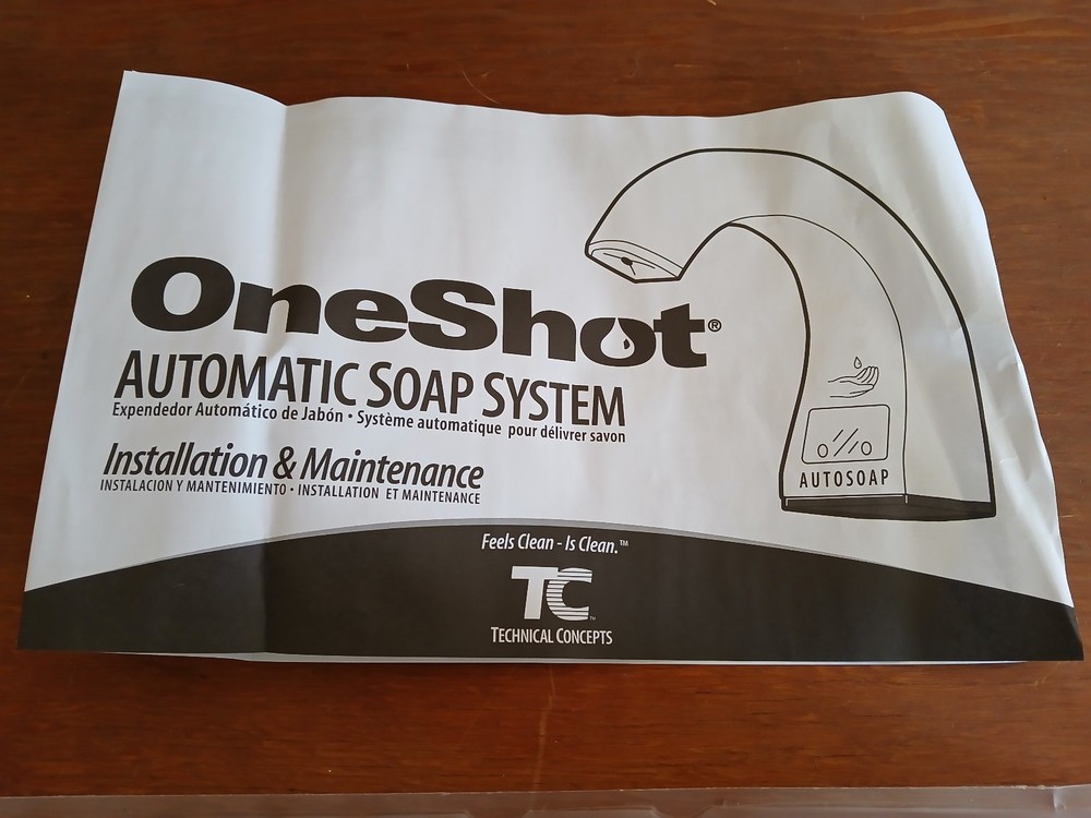 One Shot Auto Soap Dispenser - NOS