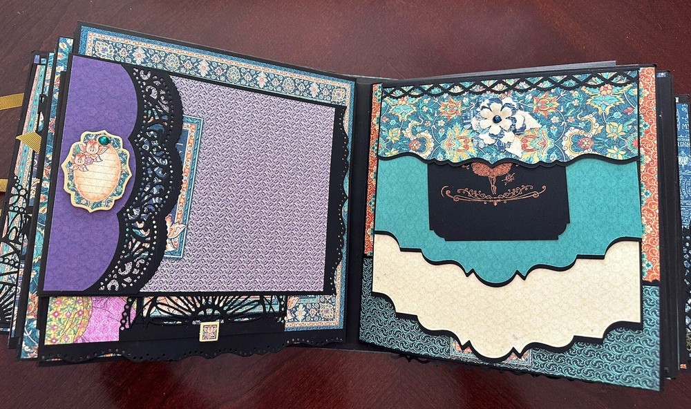 Handmade Album Using Graphic 45 Midnight Masquerade