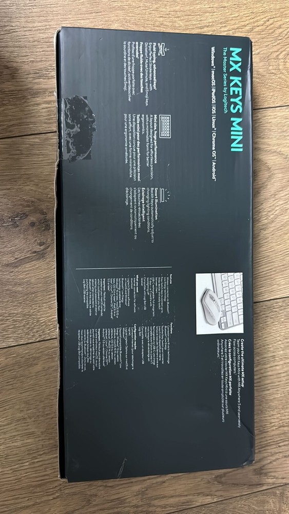 LOGITECH MX KEYS MINI WIRELESS ILLUMINATED KEYBOARD FOR MAC | PALE GRAY