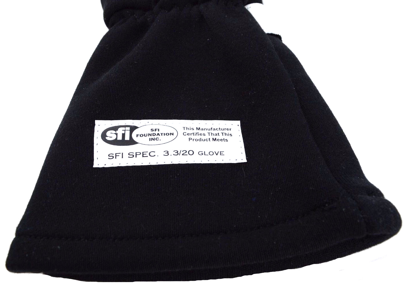 RJS RACING SFI 3.3/20 RACING GLOVES 3-2A/20 ELITE GLOVES SFI 20 BLACK SIZE LARGE