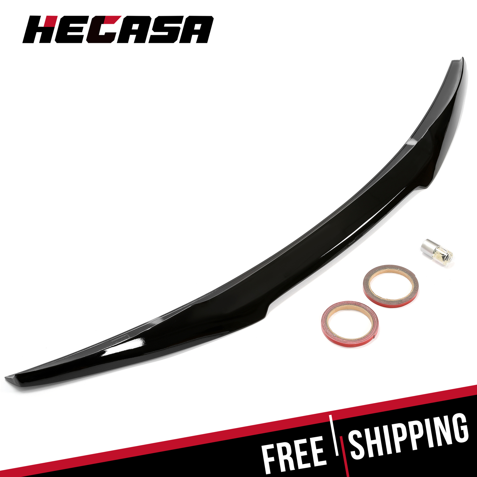 FOR 2019-2024 BMW G20 330i M340i G80 GLOSS BLACK M4 STYLE HIGHKICK TRUNK SPOILER