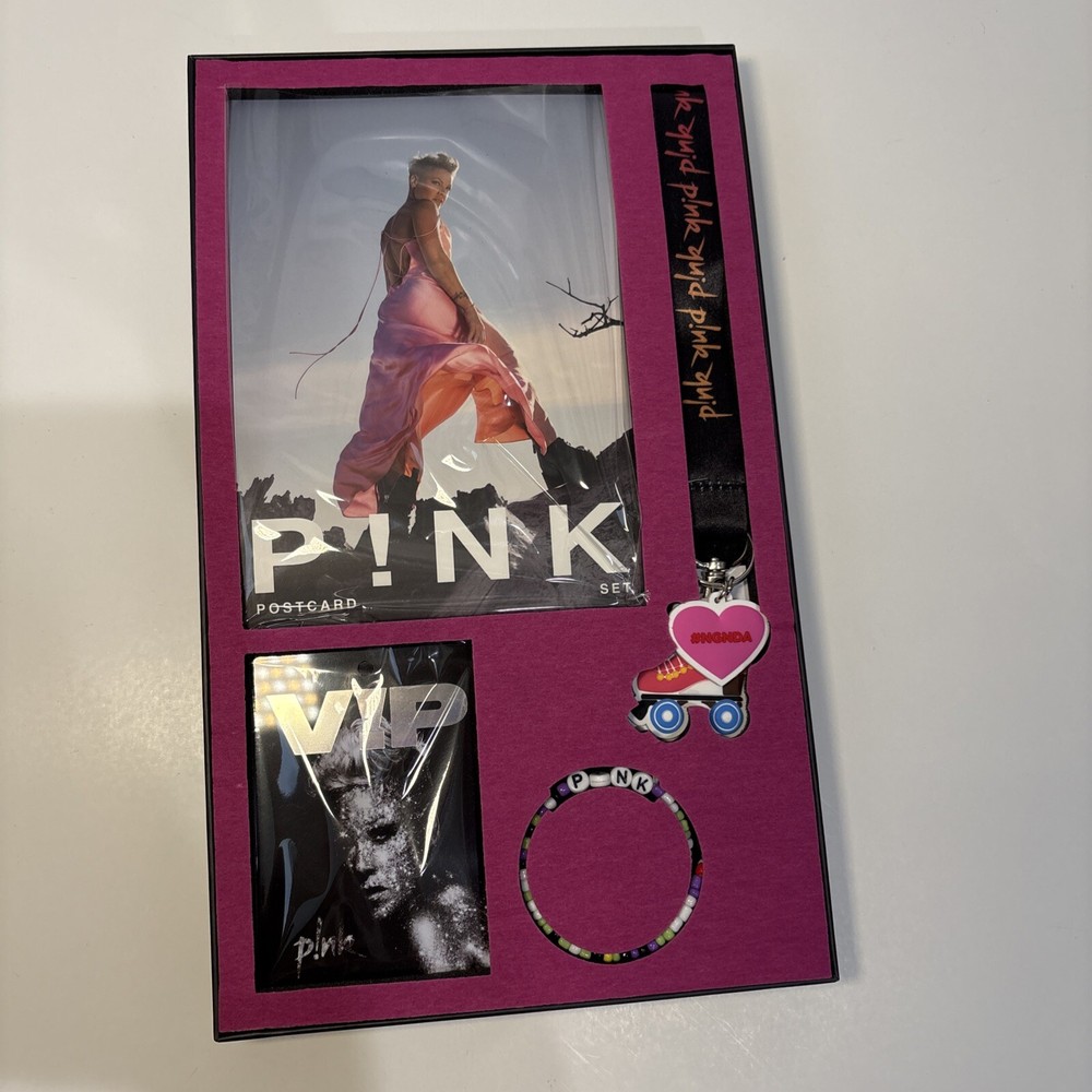 Pink Vip Merch Memorabilia Trustfall Limited Edition Box
