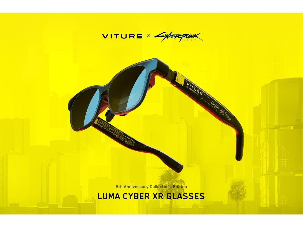 Viture 305292 X Cyberpunk 2077 Luma Cyber Xr Glasses