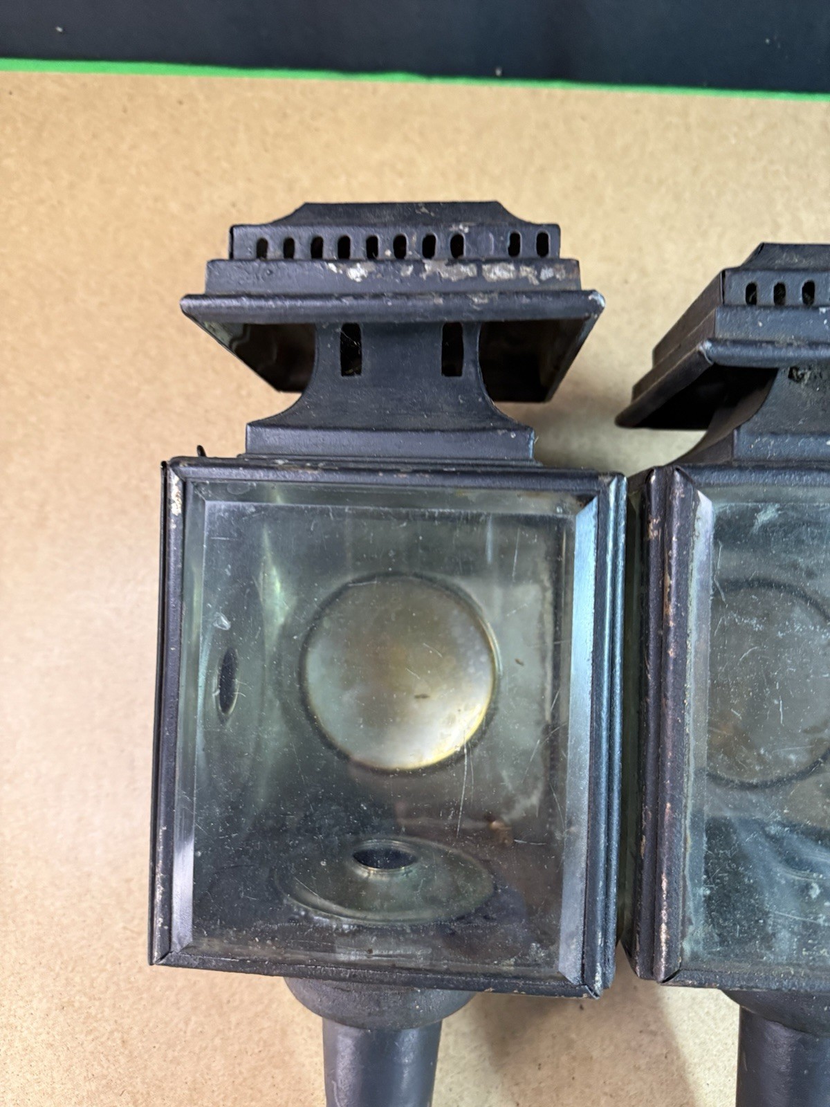 Antique Pair of Carriage Buggy Lamps – Edward Miller & Co., USA, Circa 1880–1900