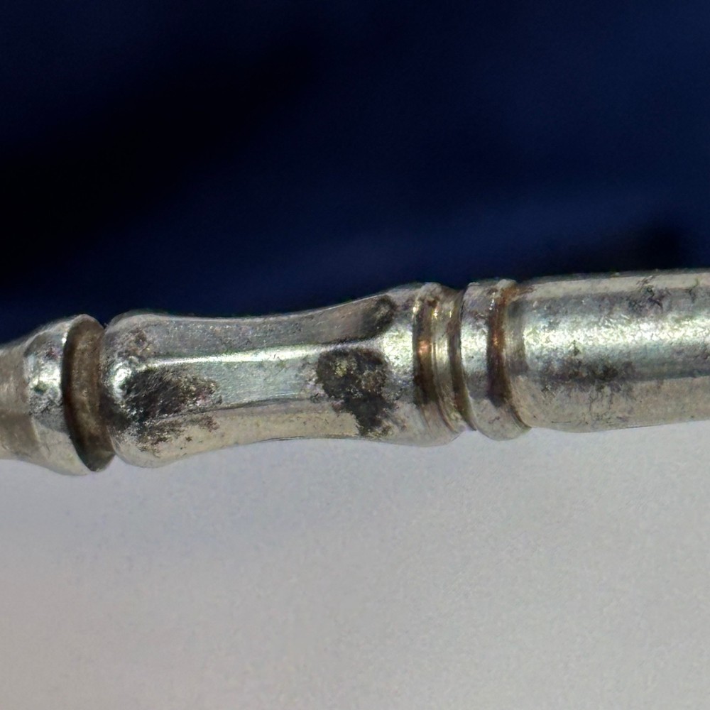 Antique Foster & Bailey Button Hook Sterling Silver Handle Lace Puller