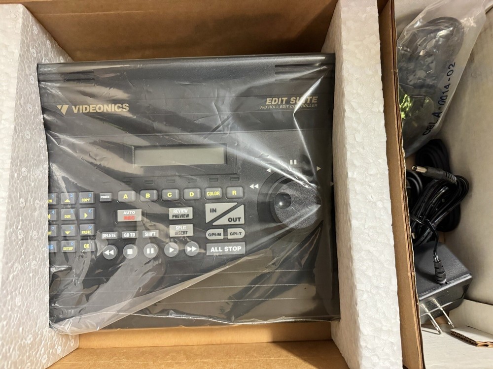 Videonics Edit Suite AB-1 NTSC A/B Roll Edit Controller Missing Power Adapter