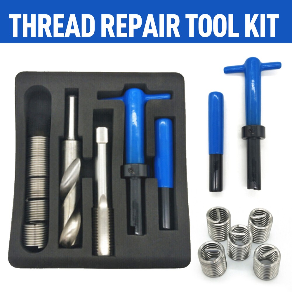 New M22*2.5 Thread Repair Tool Kit Auto Helical Coil Insert Garage Tools