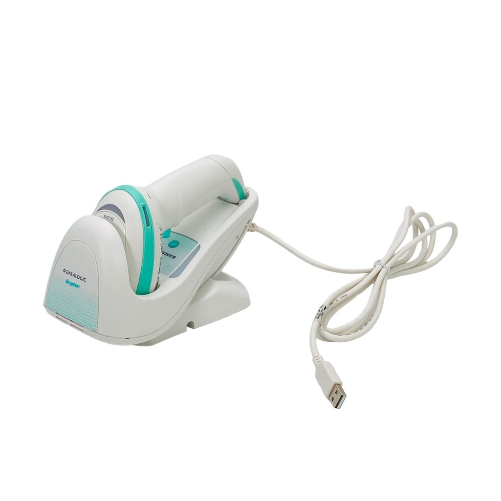 Go Wireless, Go Efficient Datalogic GBT4500 Barcode Scanner With Base. Tested 🔥