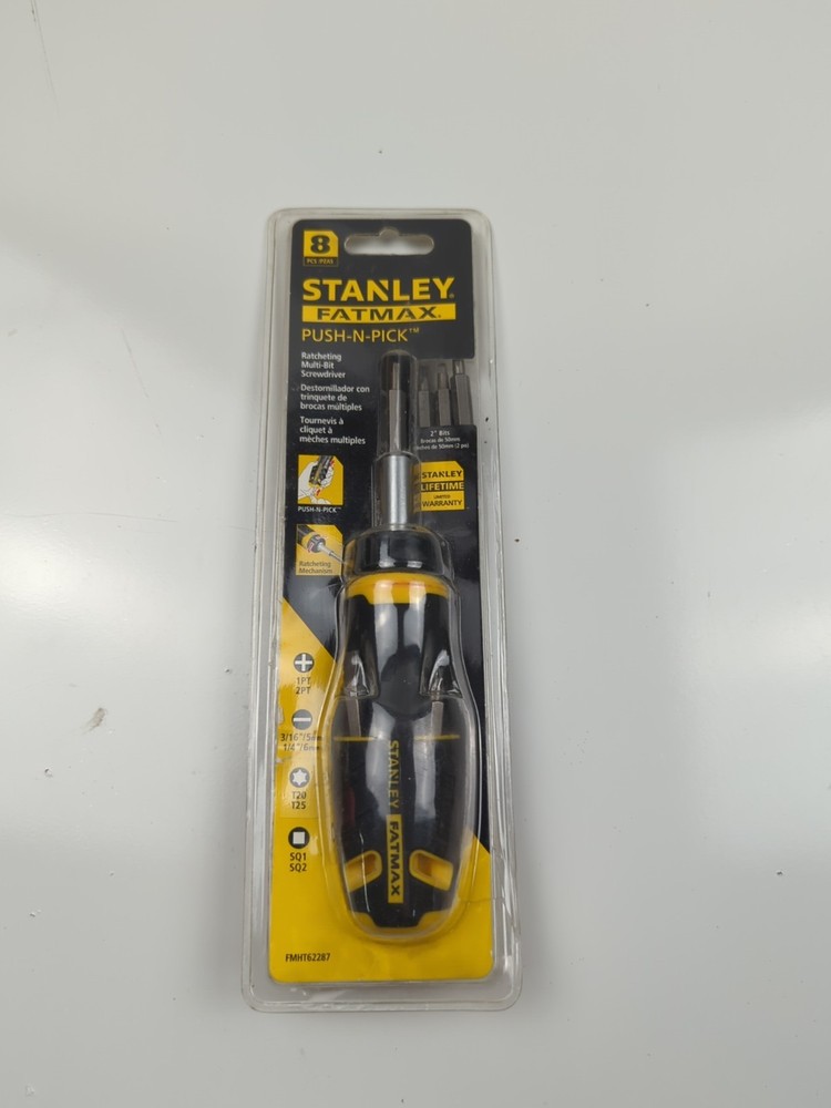 Stanley Fatmax Push And Pick Mb Ratcheting Sd