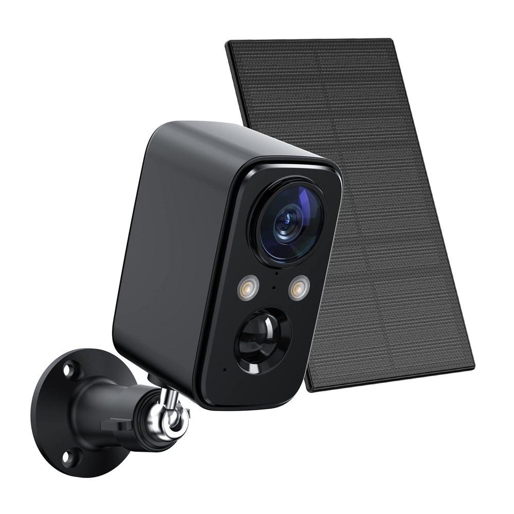 Wireless Security Camera For Home Outdoor Security, Solar/Battery Powered 2K HD