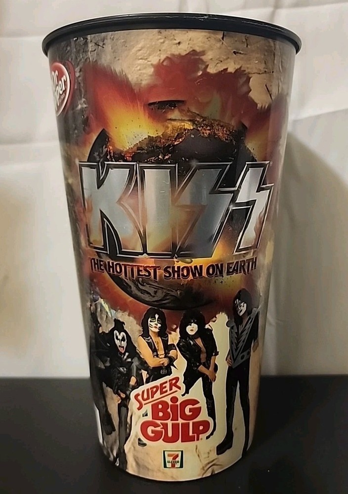 Kiss Paul Stanley 7-11 Super Big Gulp cup Hottest Show on Earth 2010 promo 44 Oz