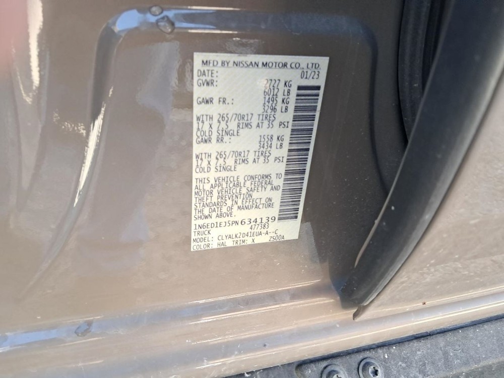 Speedometer MPH PRO-4X Pro-x Fits 23 FRONTIER 4823156